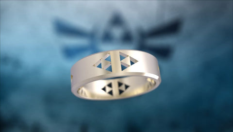 Zelda Wedding Band Zelda Engagement Ring Triforce