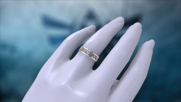 Zelda Wedding Band Zelda Engagement Ring Triforce