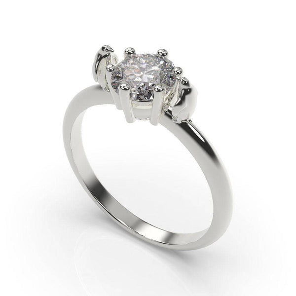 Penguin Engagement Ring Penguin Ring White Gold