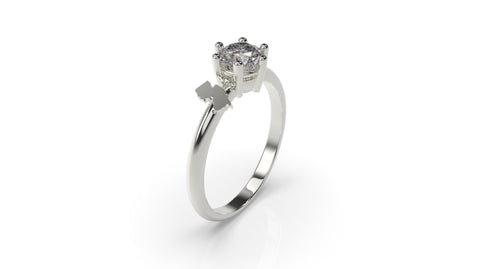 New Jersey Engagement Ring New Jersey Ring White