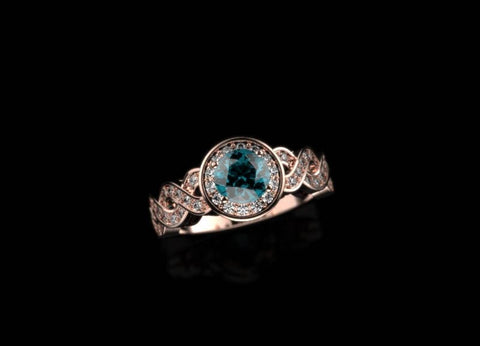 Alexandrite Engagement Ring Rose Gold Engagement Ring Alexandrite Ring Alexandrite Gold Rose Gold Alexandrite Ring