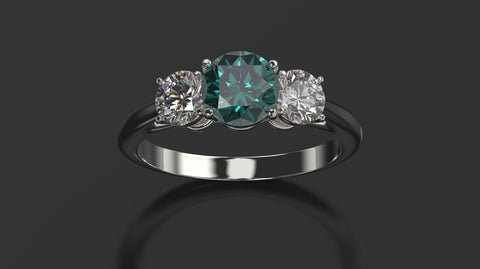 Alexandrite Engagement Ring White Gold Engagement Ring Alexandrite Ring Alexandrite Gold White Gold Alexandrite Ring