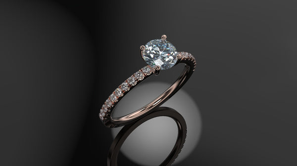 Aquamarine Engagement Ring Rose Gold Engagement Ring Aquamarine Ring Aquamarine Gold Rose Gold Aquamarine Ring