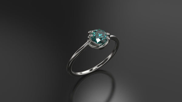 Alexandrite Engagement Ring Rose Gold Engagement Ring Alexandrite Ring Alexandrite Gold Rose Gold Alexandrite Ring