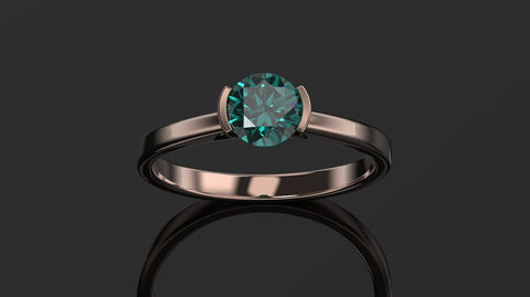 Alexandrite Engagement Ring Rose Gold Engagement Ring Alexandrite Ring Alexandrite Gold Rose Gold Alexandrite Ring