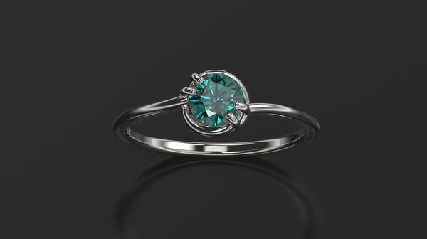 Alexandrite Engagement Ring Rose Gold Engagement Ring Alexandrite Ring Alexandrite Gold Rose Gold Alexandrite Ring