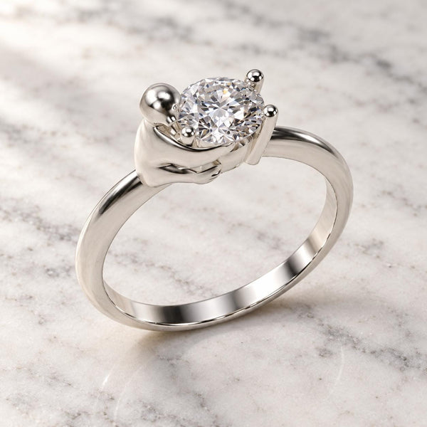 Sloth Solitaire Ring