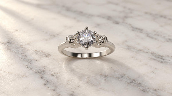 Pig Pair Solitaire Ring