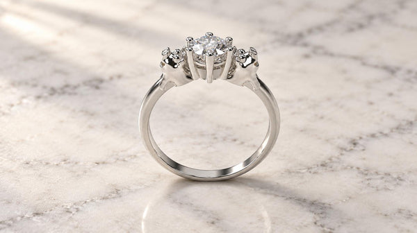 Pig Pair Solitaire Ring