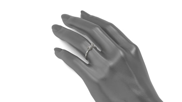 Rooster Solitaire Ring