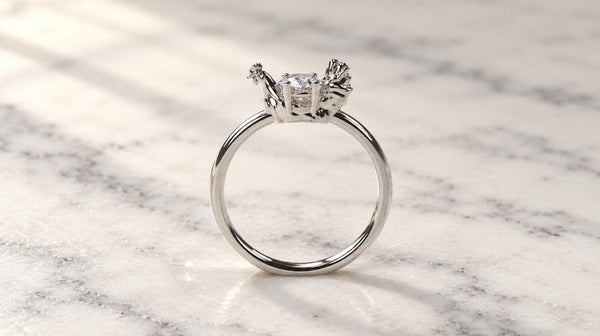 Rooster Solitaire Ring