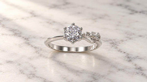 T-Rex Head Solitaire Ring