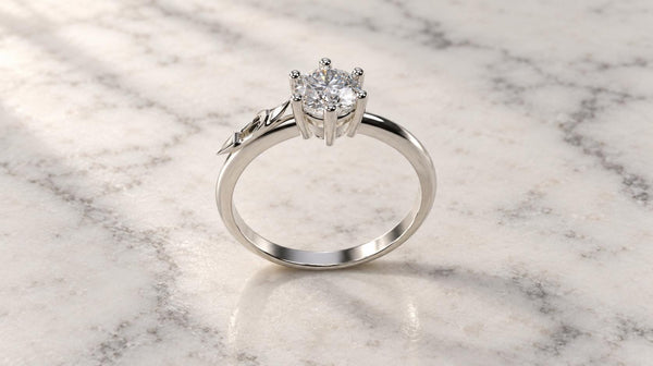 Kayaking Solitaire Ring