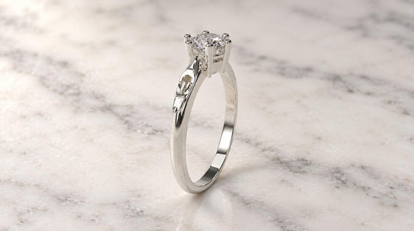 Kayaking Solitaire Ring