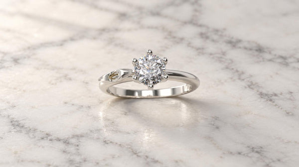 Kayaking Solitaire Ring