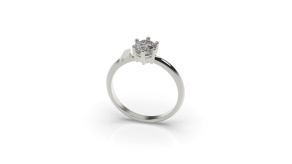 Alabama Engagement Ring White Gold Alabama