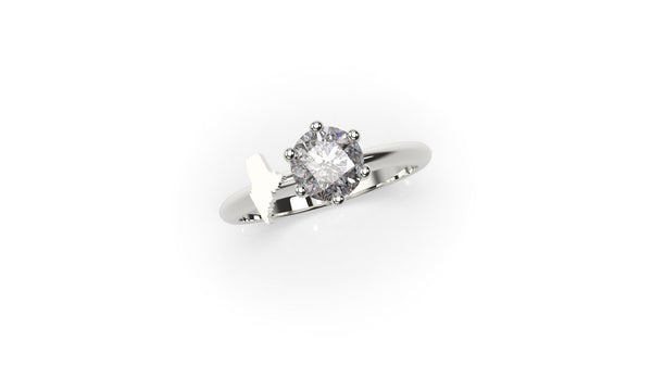 Maine Engagement Ring Maine Ring White Gold Maine