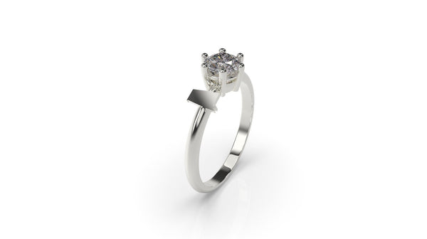 Alabama Engagement Ring White Gold Alabama