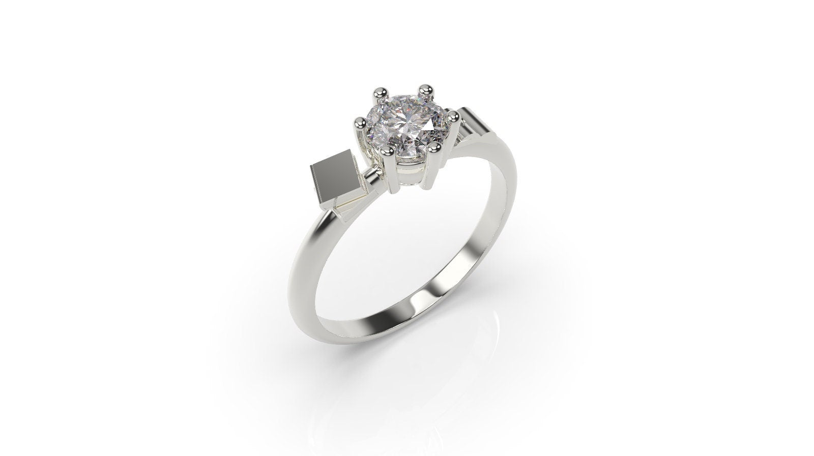 Book Engagement Ring White Gold Books Engagement