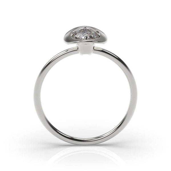 Cowgirl Ring Cowboy Hat Engagement Ring White Gold