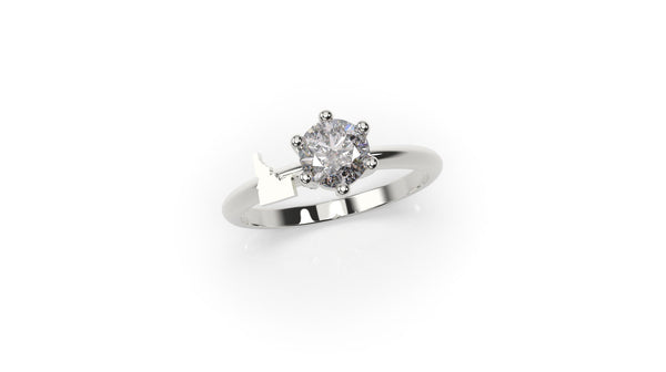 Idaho Engagement Ring Idaho Ring White Gold State