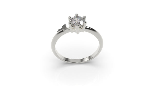 New York Engagement Ring New York Ring White Gold