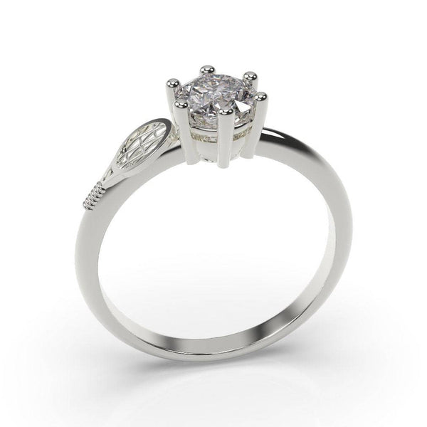 Tennis Ring Tennis Engagement Ring White Gold